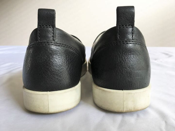 Ecco Size 5 Gillian Black Leather Slip-On