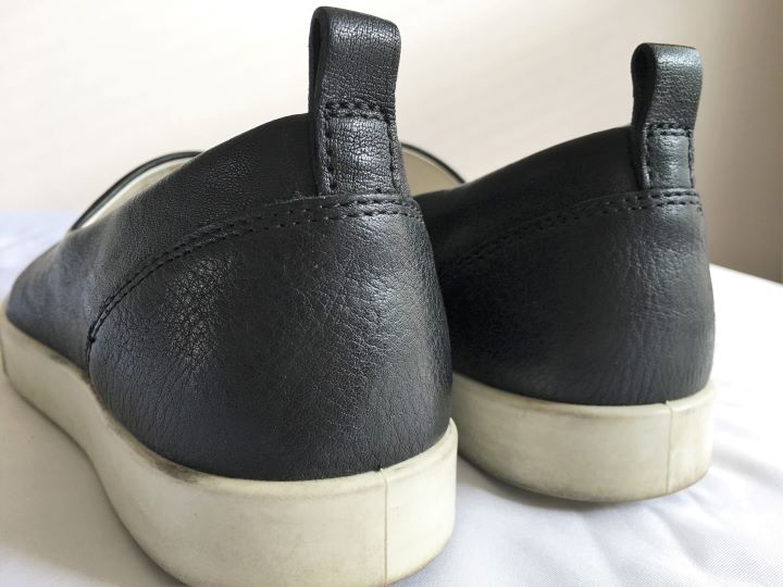 Ecco Size 5 Gillian Black Leather Slip On FABULUX