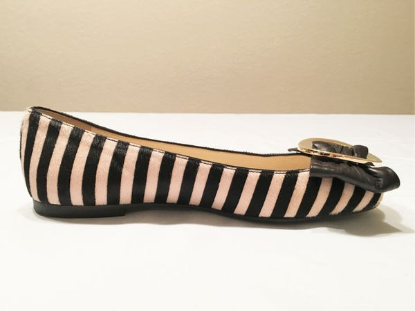 Frances Valentine Size 5.5 Frances Flats in Striped Calf Hair