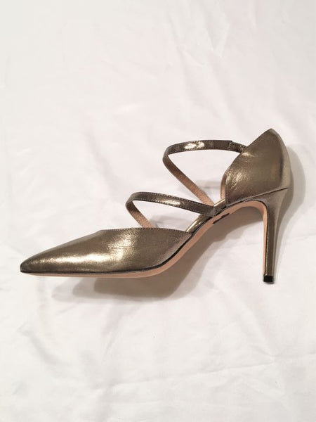 Guglielmo Rotta Size 6.5 Gold Pumps - CLEARANCE