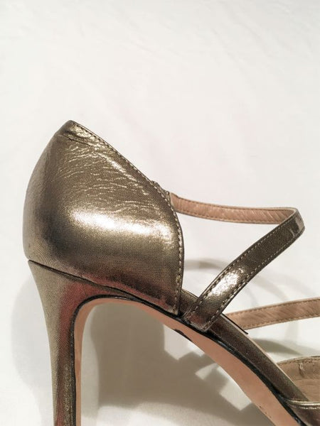 Guglielmo Rotta Size 6.5 Gold Pumps