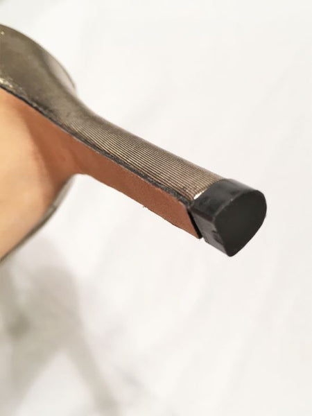 Guglielmo Rotta Size 6.5 Gold Pumps - CLEARANCE