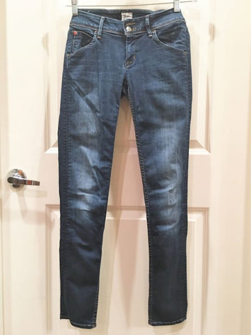Hudson Size 2 Collin Stretch Skinny Blue Jeans - CLEARANCE