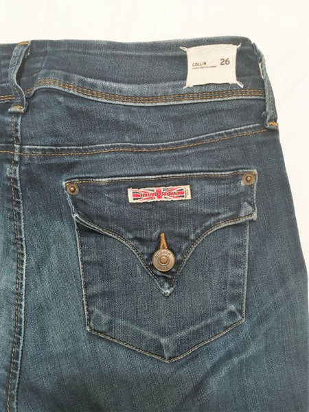 Hudson Size 2 Collin Stretch Skinny Blue Jeans - CLEARANCE