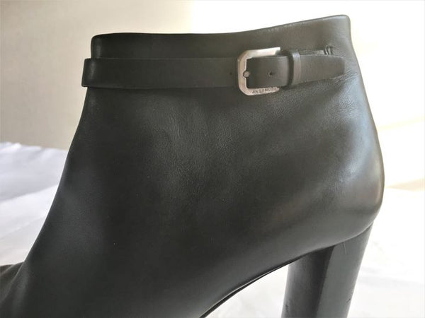 Jil Sander Size 5.5 - 6 Black Leather Ankle Boots