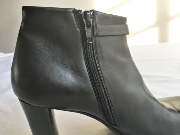 Jil Sander Size 5.5 - 6 Black Leather Ankle Boots