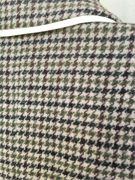 Juicy Couture Size Medium Wool Houndstooth Blazer - CLEARANCE