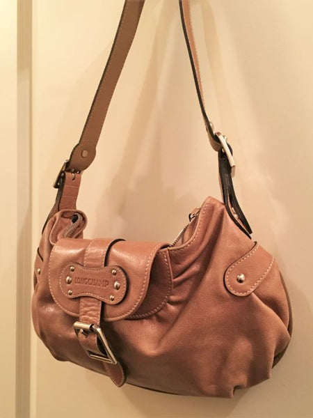 Longchamp Tan Leather Small Shoulder Bag