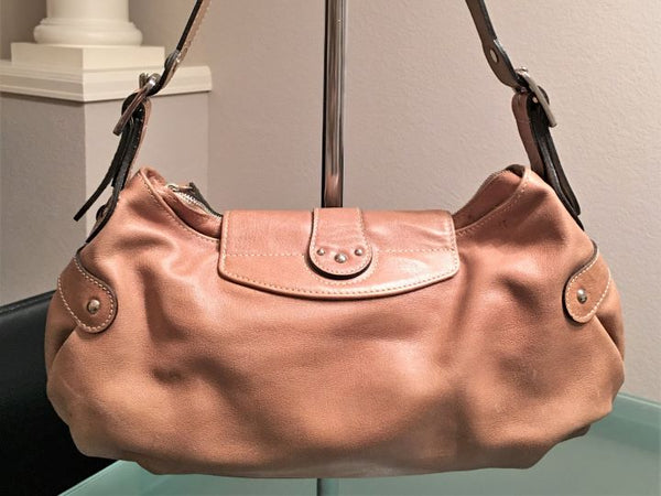 Longchamp Tan Leather Small Shoulder Bag