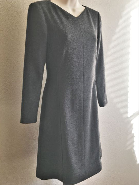 Lyn Devon Size 2 Gray Cashmere Dress - $1,295 RETAIL