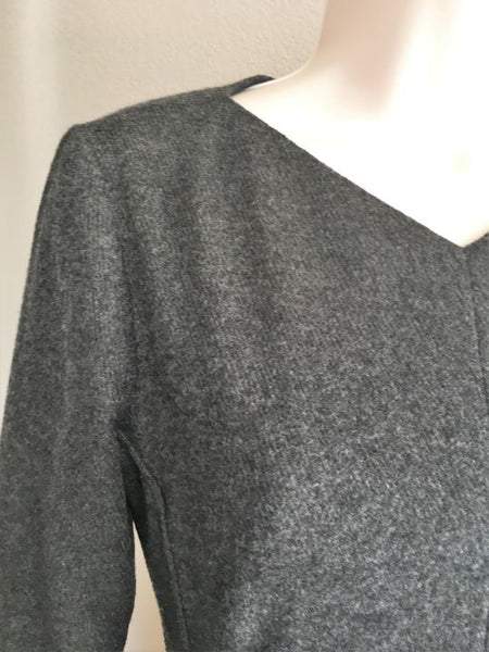 Lyn Devon Size 2 Gray Cashmere Dress - $1,295 RETAIL