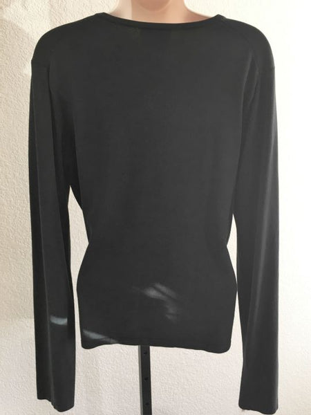 MAG Magaschoni MEDIUM Black Studded Top - CLEARANCE