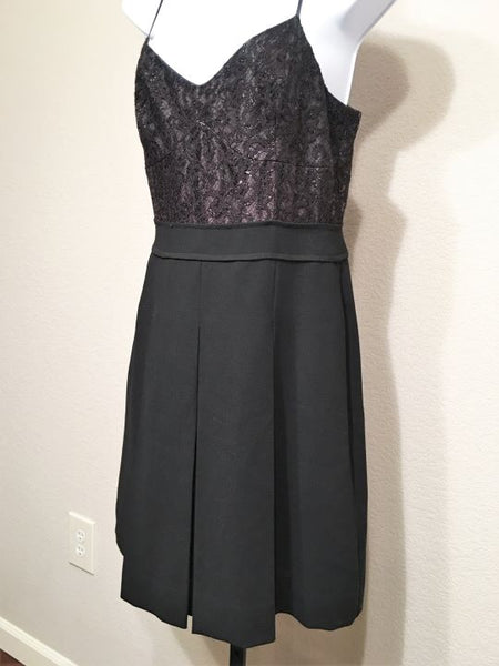 Marc Jacobs Size 8 Gloria Black Cocktail Dress