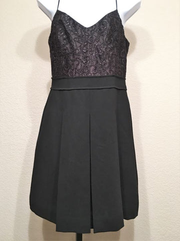 Marc Jacobs Size 8 Gloria Black Cocktail Dress