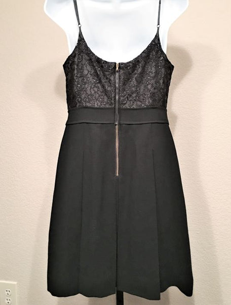 Marc Jacobs Size 8 Gloria Black Cocktail Dress