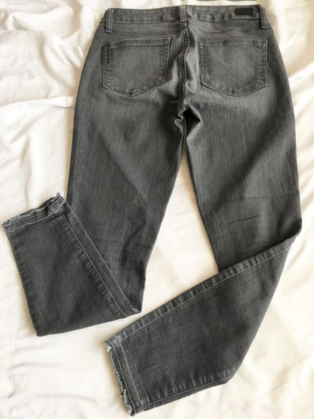 Paige Size 4 Gray Verdugo Ankle Crop Skinny