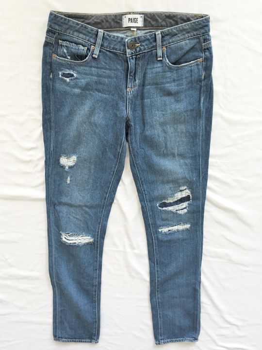 Paige Size 2 Jimmy Jimmy Skinny Distressed Jeans - CLEARANCE
