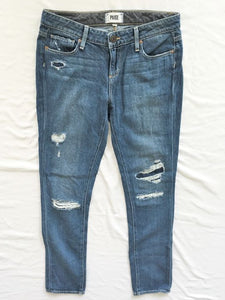 Paige Size 2 Jimmy Jimmy Skinny Distressed Jeans