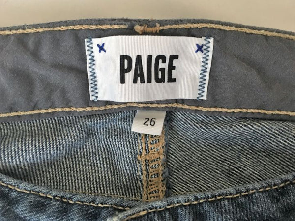 Paige Size 2 Jimmy Jimmy Skinny Distressed Jeans