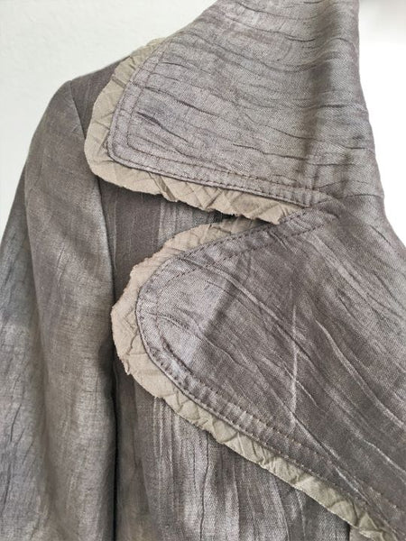 People Like Frank Anthroplogie SMALL Taupe Blazer - CLEARANCE