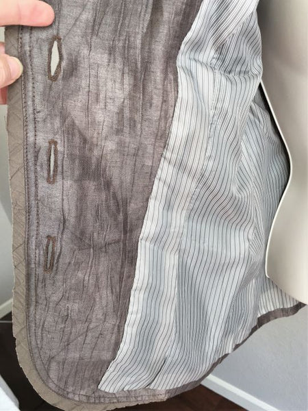 People Like Frank Anthroplogie SMALL Taupe Blazer - CLEARANCE