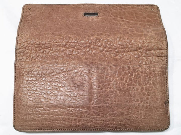 Pilcro Anthropologie Tan Pebbled Leather Wallet
