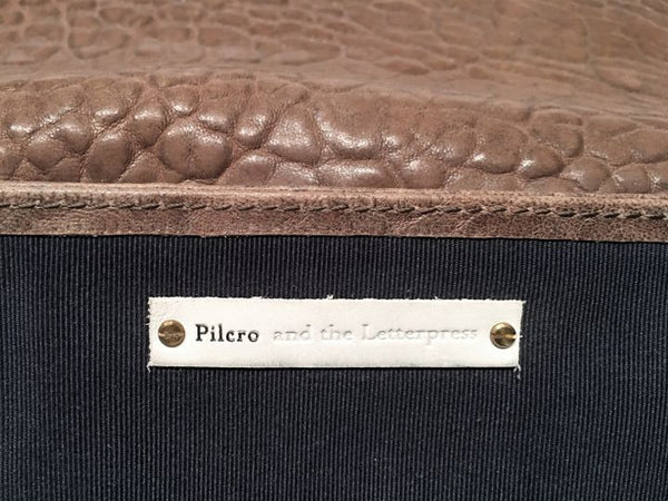 Pilcro Anthropologie Tan Pebbled Leather Wallet