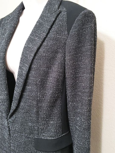 Rag & Bone NEW Size 6 Howard Blazer Gray & Black