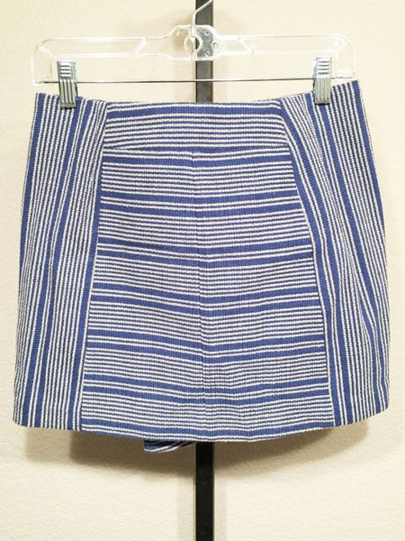 Rebecca Minkoff Size 6 Judy Blue Zip Mini Skirt