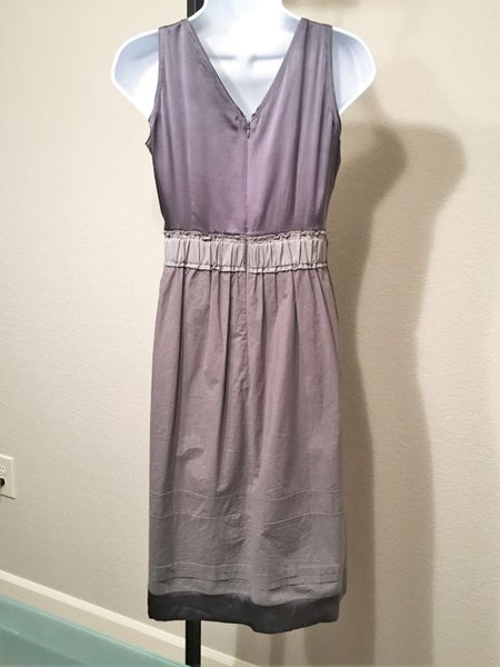 Dorothee Schumacher SMALL Vintage Purple Silk Trim Dress