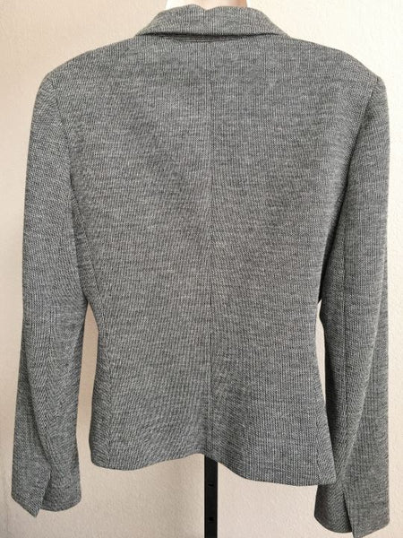 Theory Size 12 Nillian Gray Two-Button Blazer