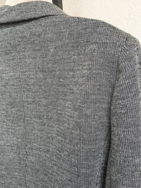 Theory Size 12 Nillian Gray Two-Button Blazer