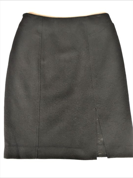 Tocca Size 8 Black Wool Pencil Skirt - CLEARANCE