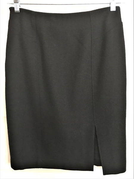 Tocca Size 8 Black Wool Pencil Skirt - CLEARANCE