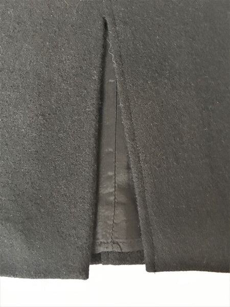 Tocca Size 8 Black Wool Pencil Skirt - CLEARANCE