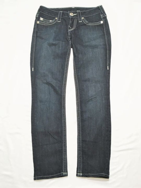 True Religion Size 2 Dark Blue Skinny Jeans