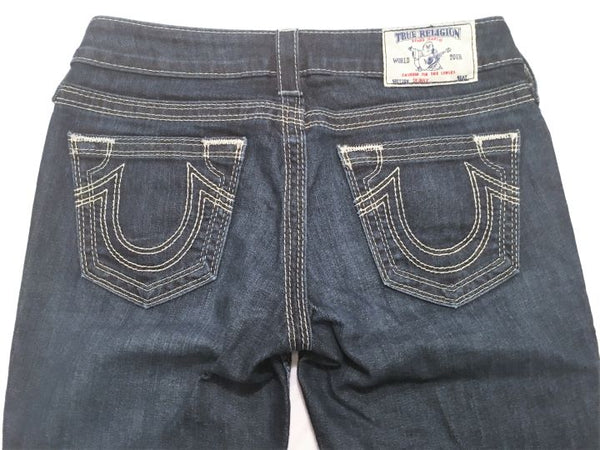 True Religion Size 2 Dark Blue Skinny Jeans