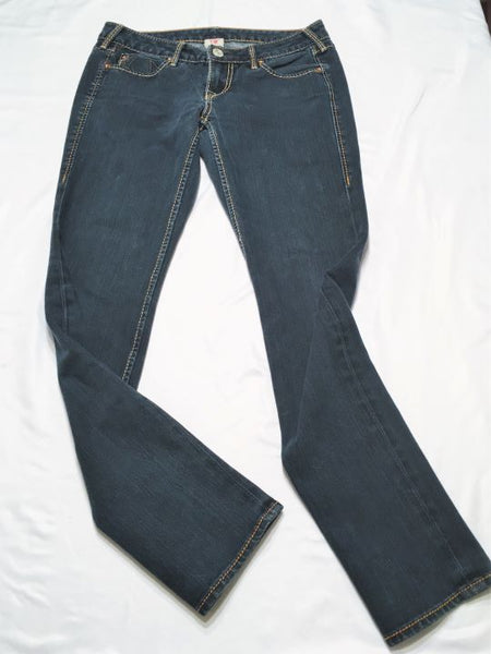 True Religion Size 8 Dark Blue Skinny Jeans - CLEARANCE