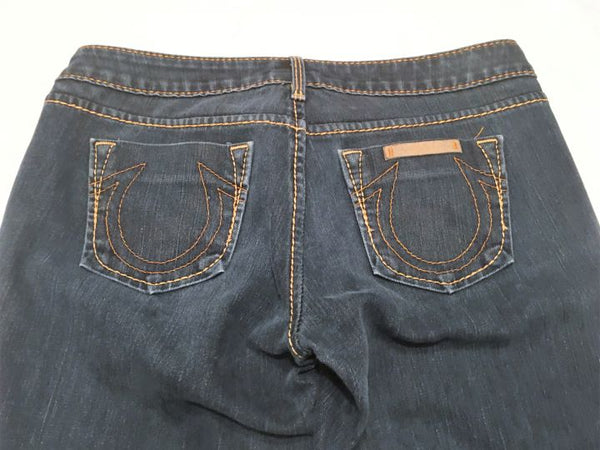 True Religion Size 8 Dark Blue Skinny Jeans