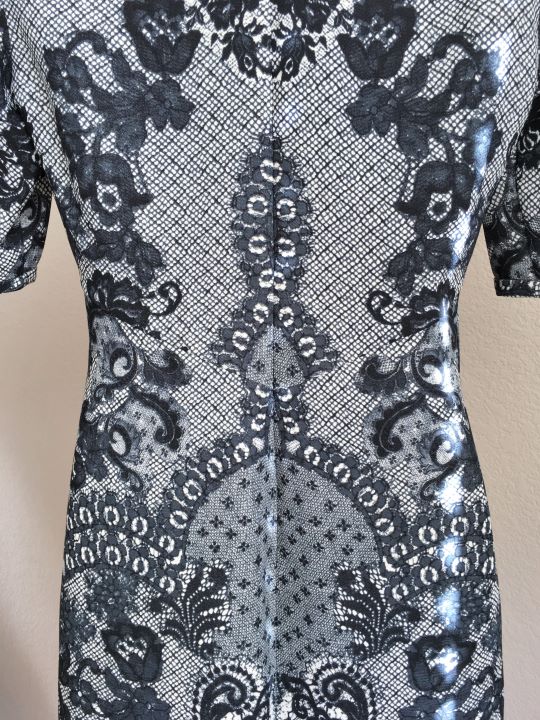 Anthropologie Yoana Baraschi Size 0 Navy Print Dress Navy / 0 Anthropologie Yoana Baraschi Size 0 Navy Print Dress Navy / 0