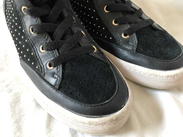 Rebecca Minkoff Size 6.5 Black Studded Sneakers - CLEARANCE