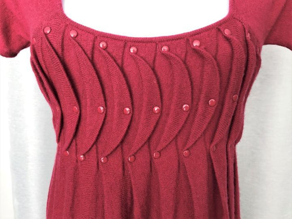 Catherine Malandrino XS Petite Red Knit Dress