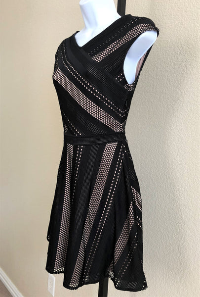 BCBGMaxazria Jasmyne SMALL Black Lace Dress