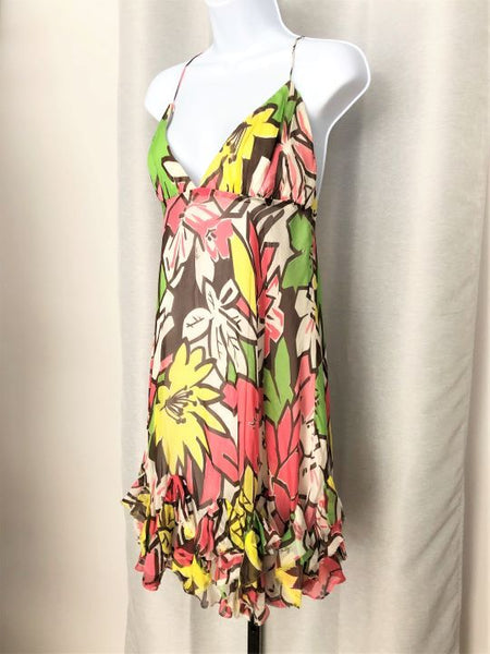 Milly Size 12 Silk Floral Sundress