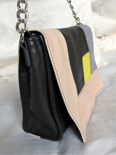 Longchamp Colorblock Art Walk Cross Body - RARE!