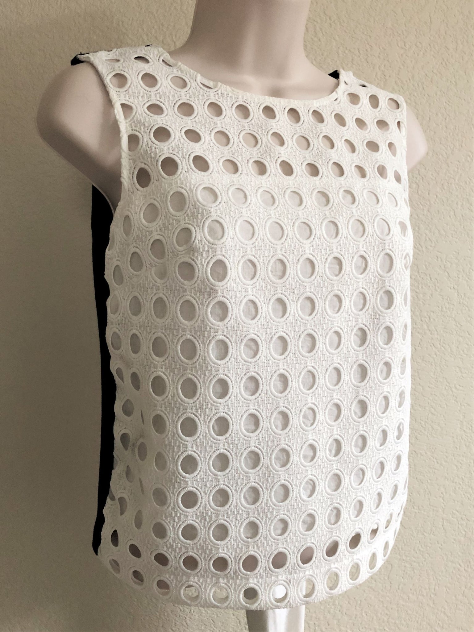 Bailey44 Size XS White Circles Tank Top