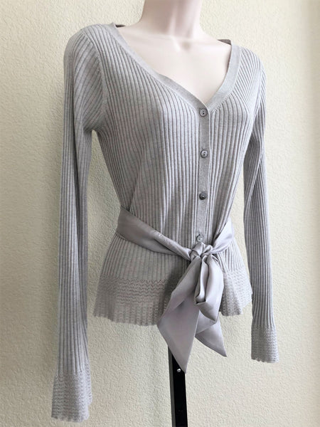 Sundance XS Light Gray Silk Wool Cashmere Sweater - NWOT