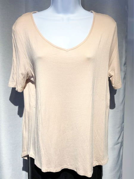 Reiss LARGE Blush Short Sleeve Top