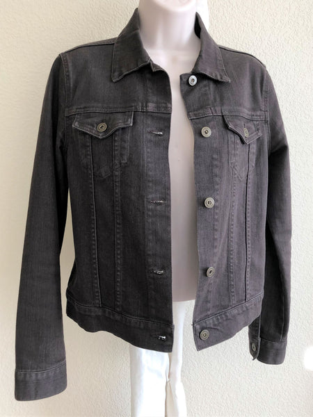 Theory MEDIUM Brown Denim Jacket