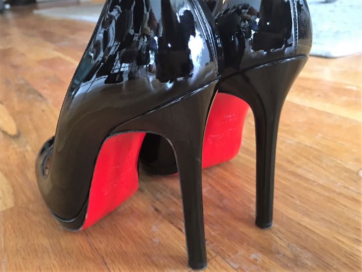 ルブタン❤️PUMP 70 PATENT CALF ヒール❤️濃紺 ネイビー 38